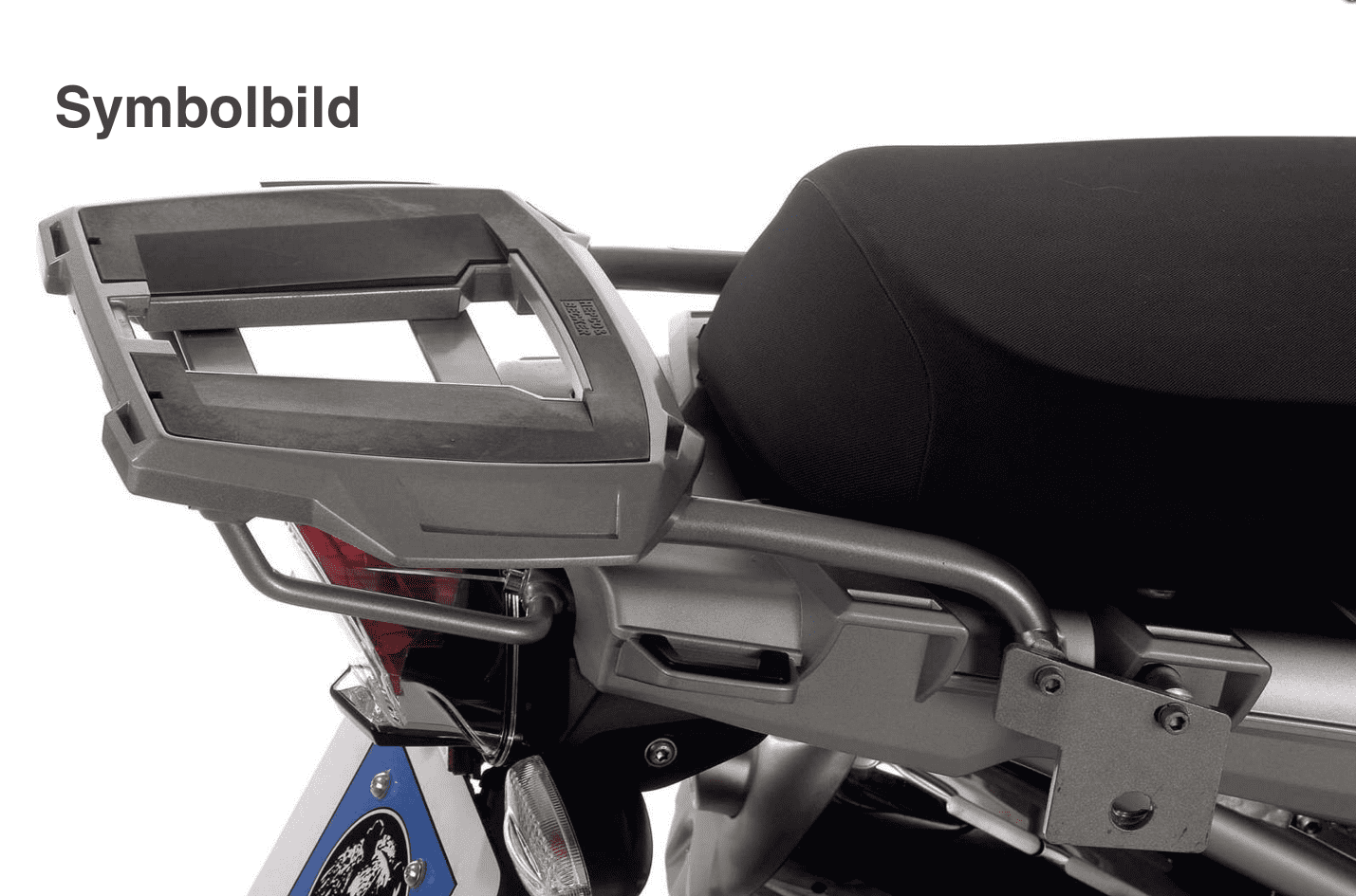 Easyrack Topcase-Träger schwarz für Kombination ohne Original-Gepäckbrücke für BMW R 1200 GS (08-12)
