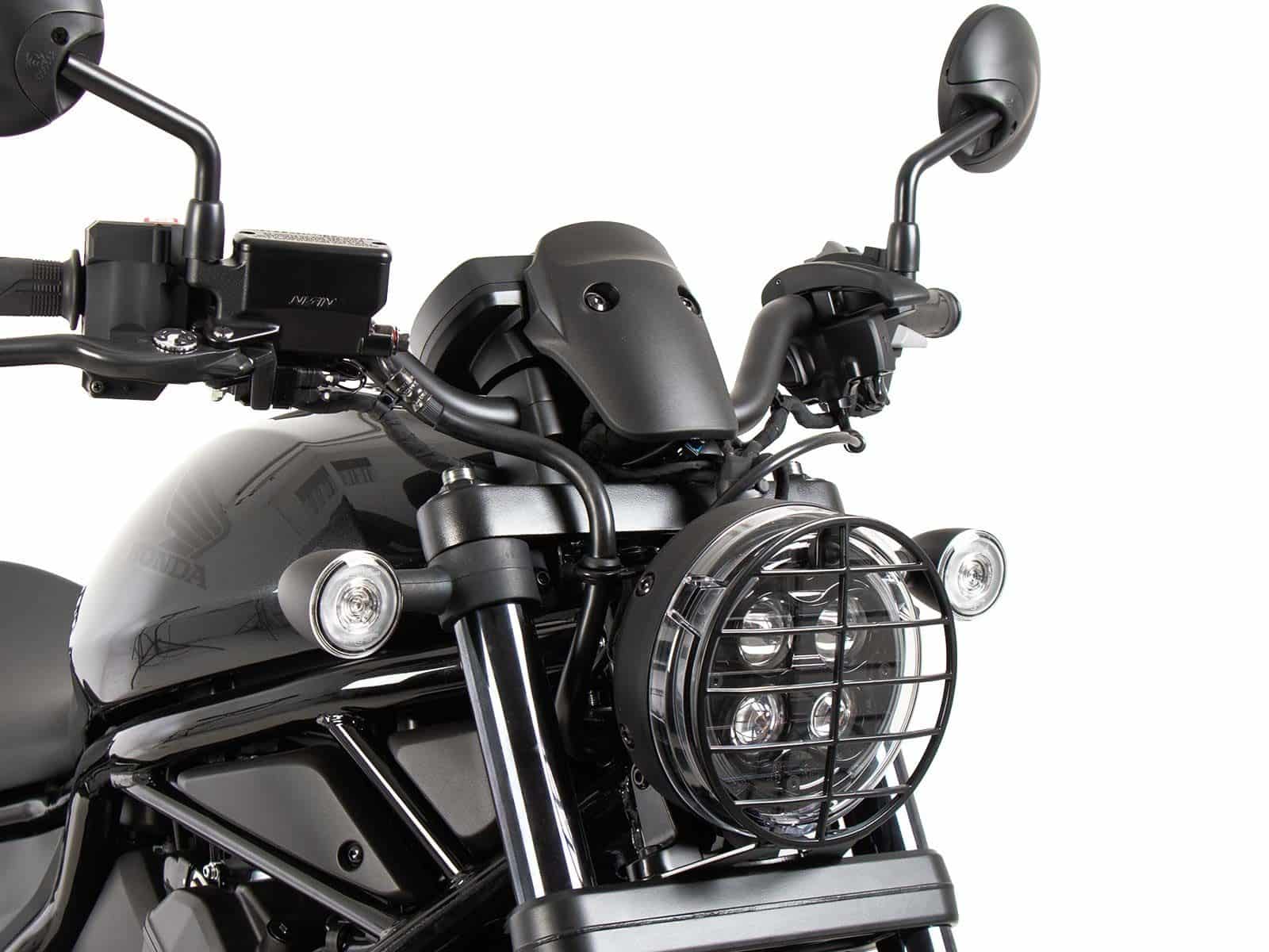 Lampenschutzgitter schwarz für Honda CMX 1100 Rebel /DCT (25-) Hepco & Becker