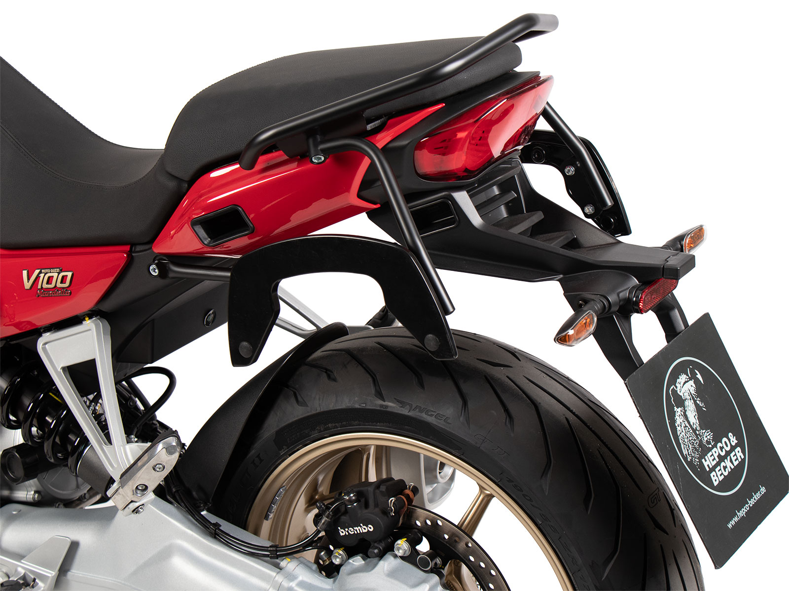 C-Bow Seitenträger für Moto Guzzi V 100 Mandello Hepco & Becker