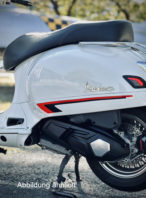 Abdeckung für Variodeckel ZELIONI für Vespa GTS/​GTS Super/​GTV HPE 300ccm, schwarz matt