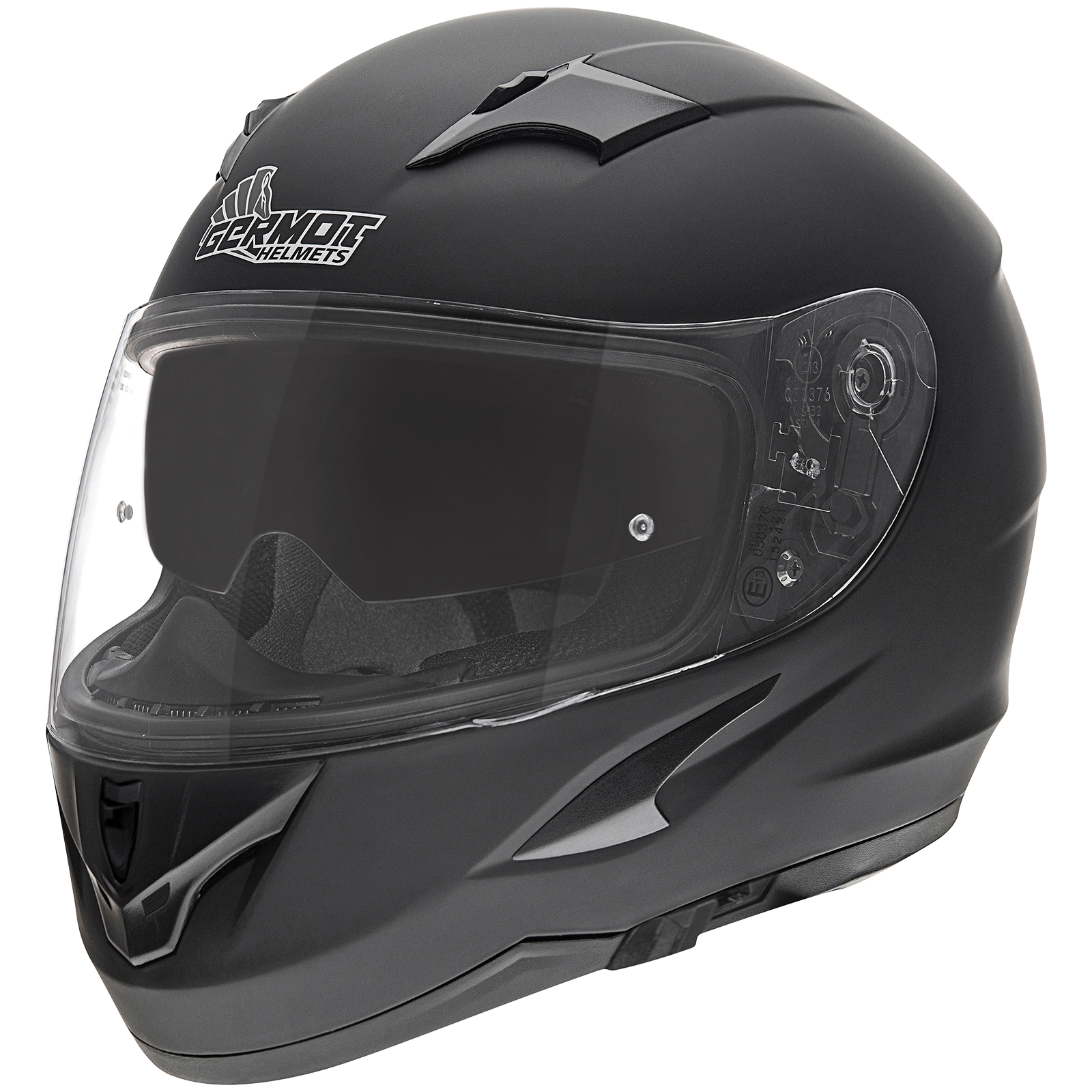 Germot Integralhelm GM 306, matt-schwarz