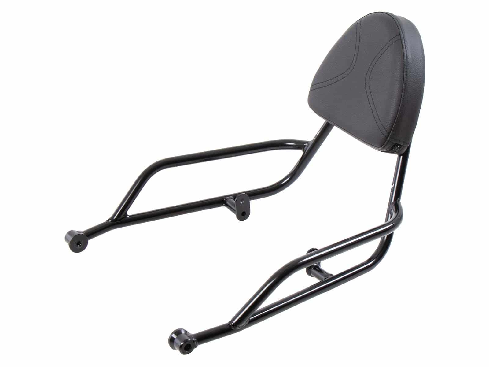 Sissybar schwarz ohne Gepäckträger für Moto Guzzi V7 Stone Special Edition (22-) Hepco & Becker