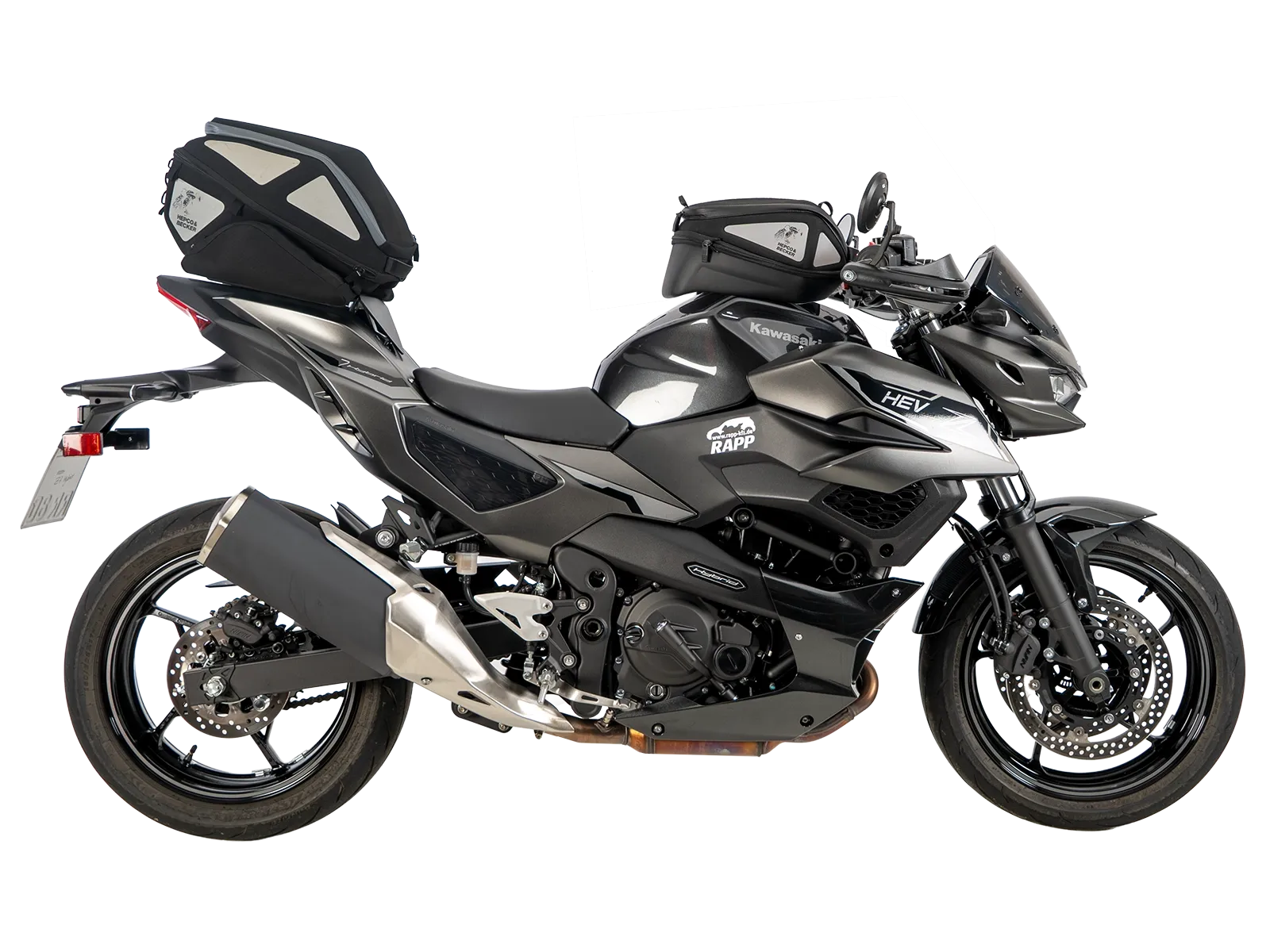 Sportrack schwarz für Kawasaki Z 7 Hybrid (24-) Hepco & Becker