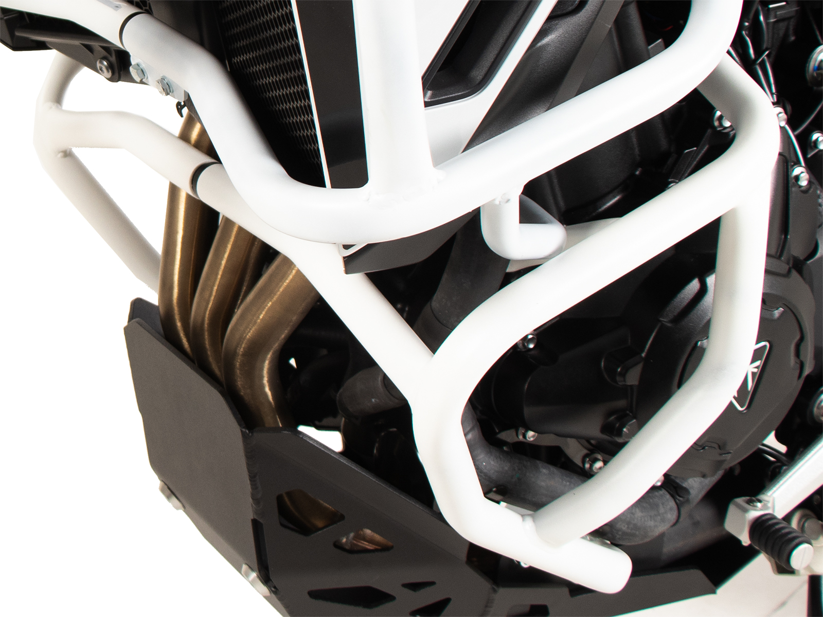 Motorschutzbügel weiß für Triumph Tiger 900 Rally Pro (24-) Hepco & Becker