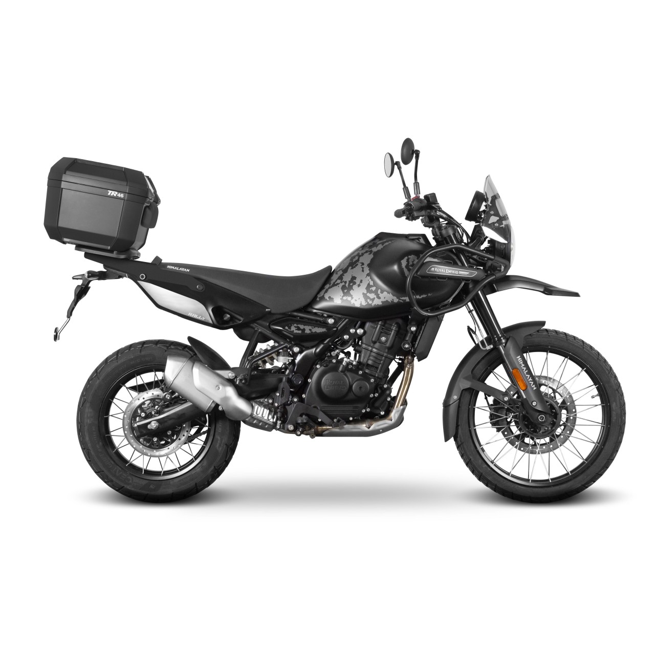 Shad Top Case Träger schwarz lackiert für Royal Enfield Himalayan 450 (26-)