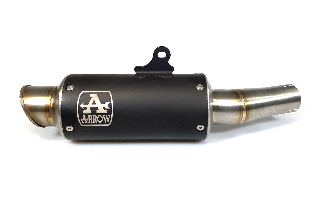 ARROW Auspuff DARK GP2 für Kawasaki Ninja 400 (18-)