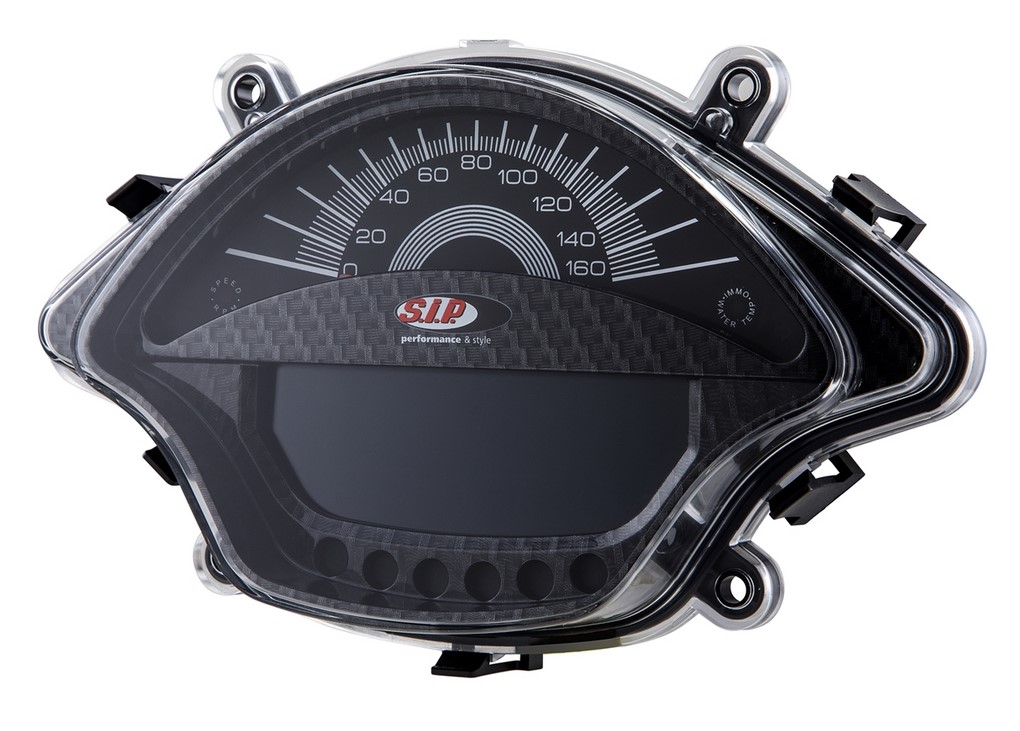 Drehzahlmesser/Tacho für Vespa GTS/​GTS Super 300ccm FL ('14-), carbon-look