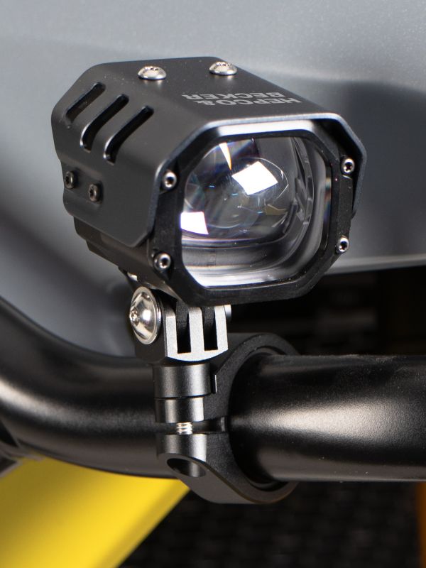 LED Zusatzscheinwerfer Nova inkl. Universalbefestigung für Röhre Ø25-32mm Hepco & Becker
