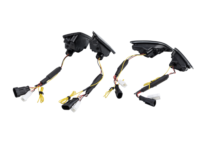 Blinker Kit ZELIONI vorne & hinten für Vespa GTS/​GTS Super/​GTV 125-300ccm, getönt