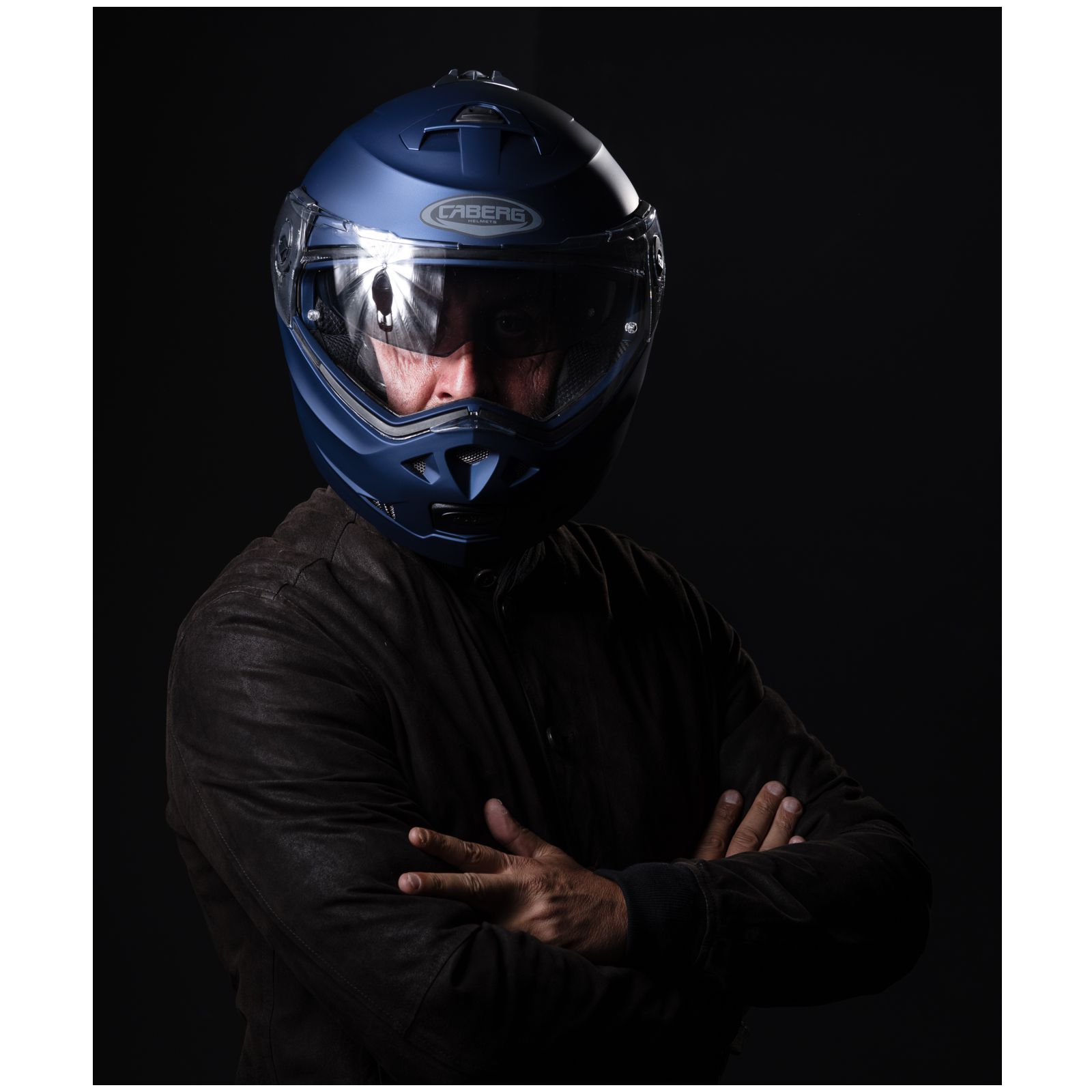 Caberg Helm Duke II, matt-blau Yama