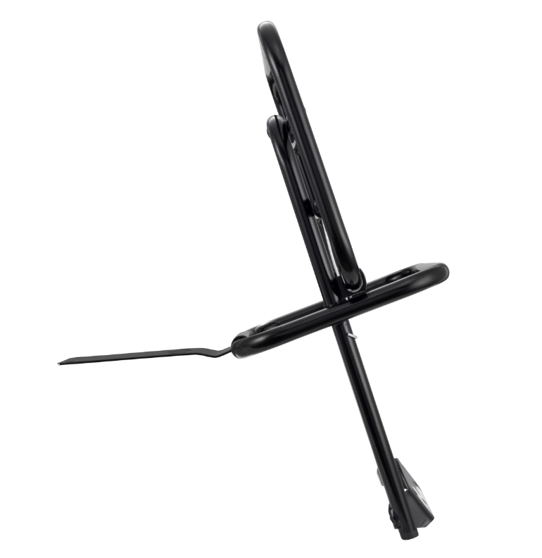 Gepäckträger hinten für Vespa PX 80-200ccm, klappbar, schwarz