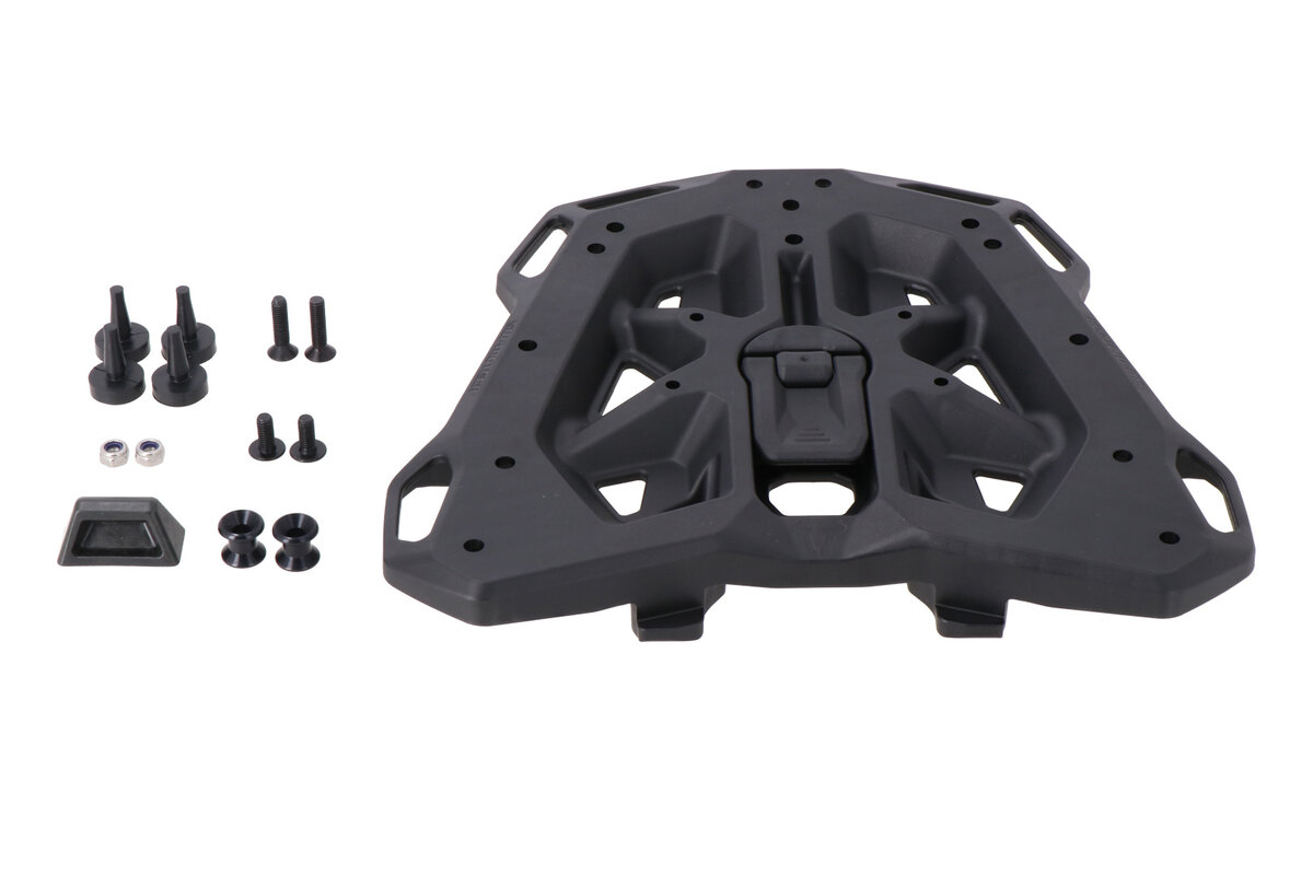 SW-Motech Adapterplatte schwarz für STREET-RACK Gepäckträger für DUSC Hartschalenkoffer Aufnahme