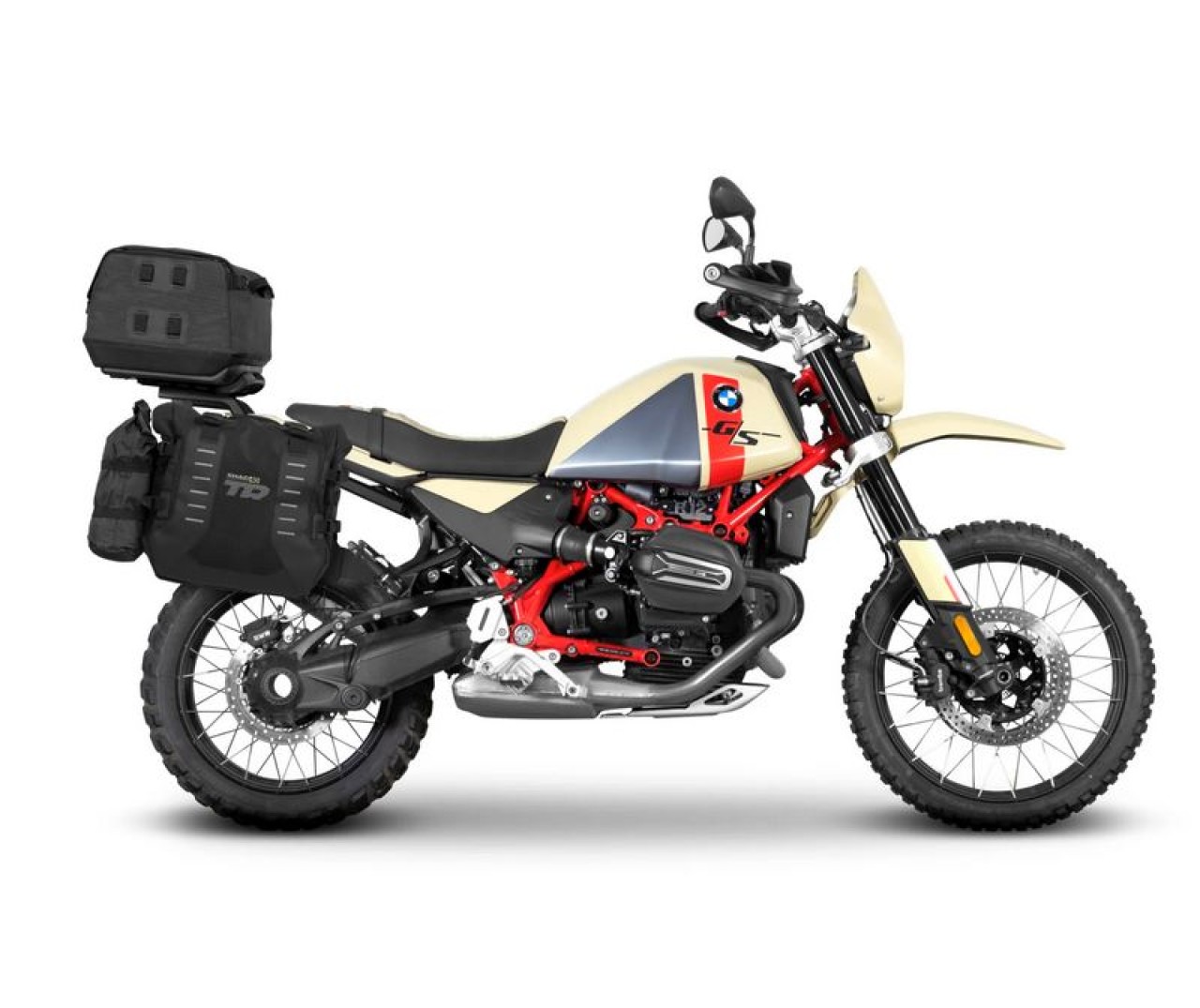 Shad Seitenkofferträger 4P System schwarz lackiert für BMW R 12 G/S (25-)