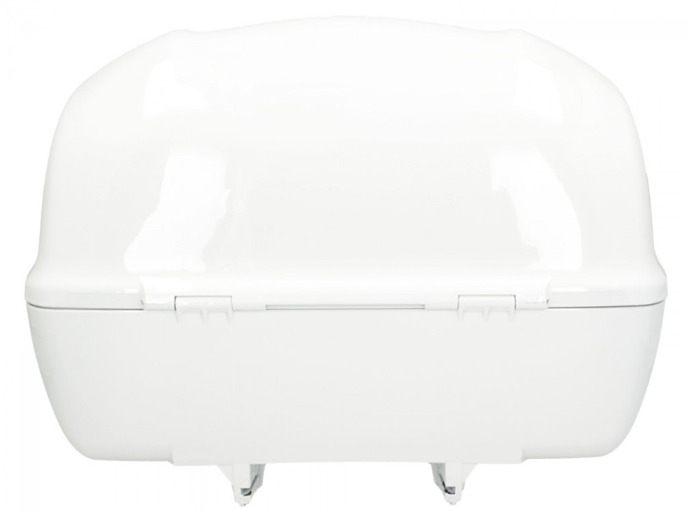 Original Topcase 32 l. für Vespa Primavera / Sprint / GTS / PX - Weiss Montebianco / Innocenza 544