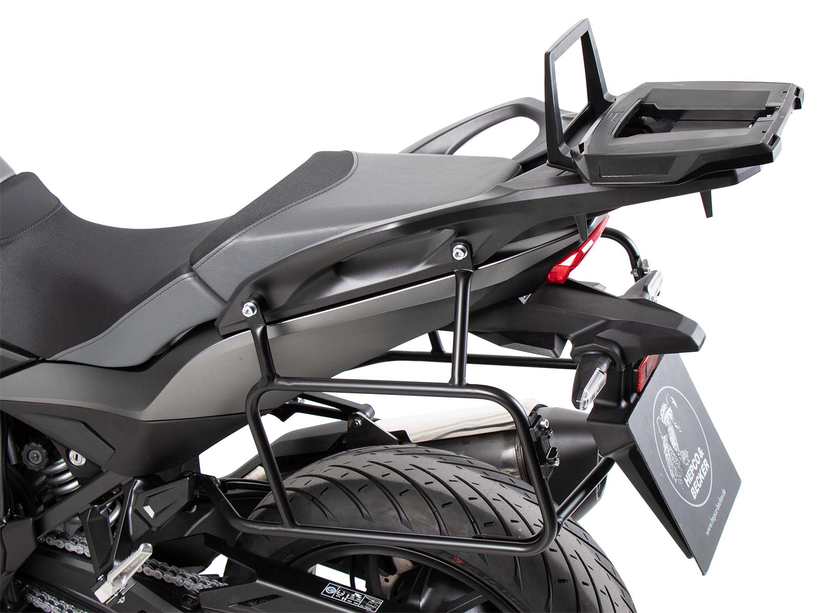 Alurack Topcaseträger für Originalgepäckbrücke für Honda NT 1100 (22-24) Hepco & Becker