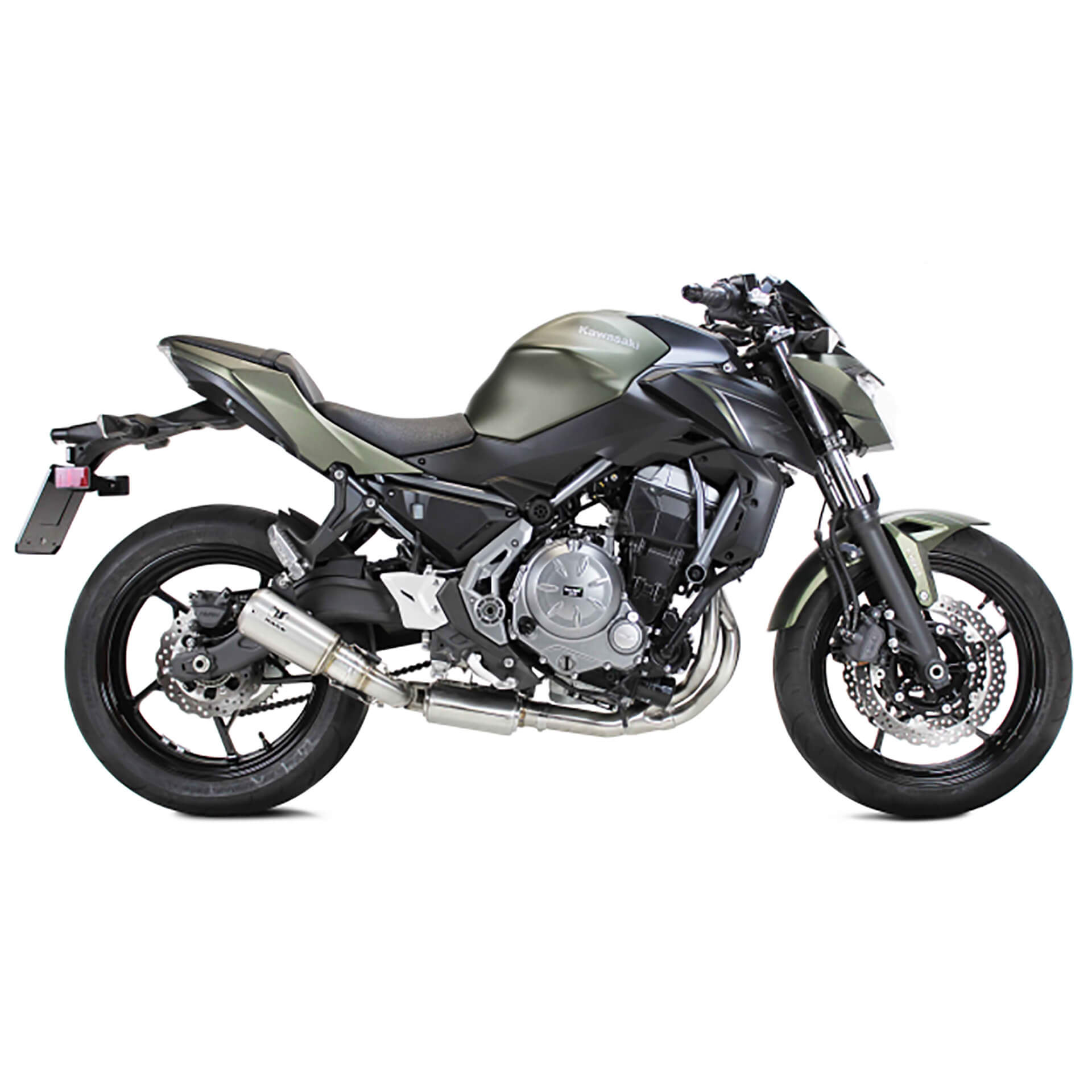 IXRACE MK2 Komplettanlage mit Kat Kawasaki Z 650 /RS, 650 Ninja (21-), Edelstahl, E-geprüft, Euro5