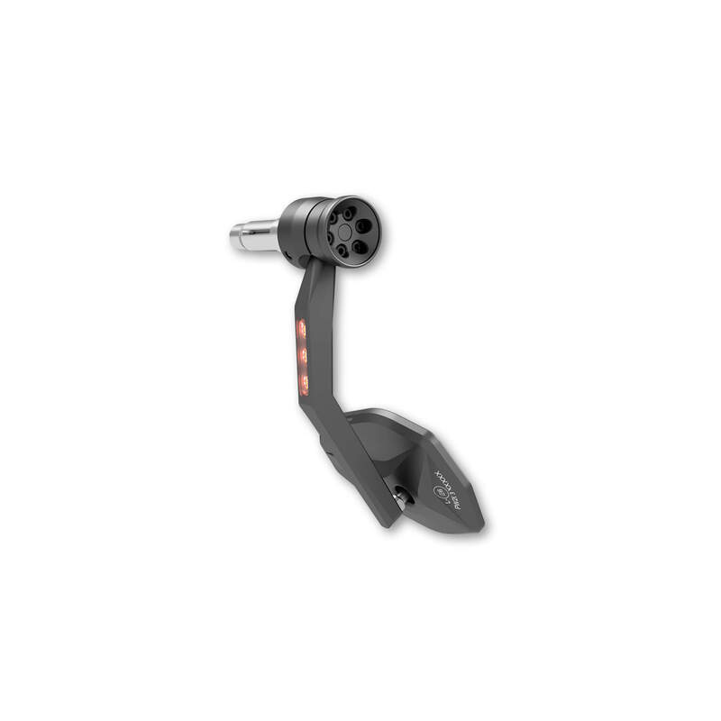 HIGHSIDER pro Lenkerendenspiegel Victory-RIM Schwarz Mit LED Blinker (1Stck.)