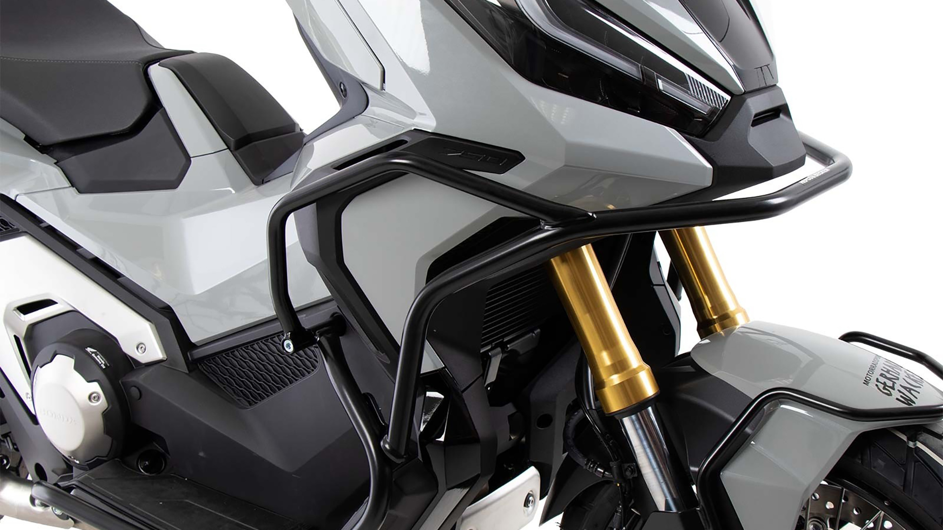 Frontschutzbügel schwarz in Kombination mit Motorschutzbügel für X-ADV 750 (21-24) Hepco & Becker