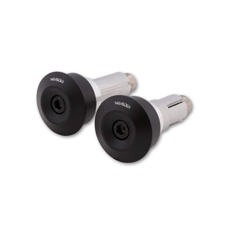 HIGHSIDER pro Dot-Blast Lenkergewichte Schwarz (Paar)