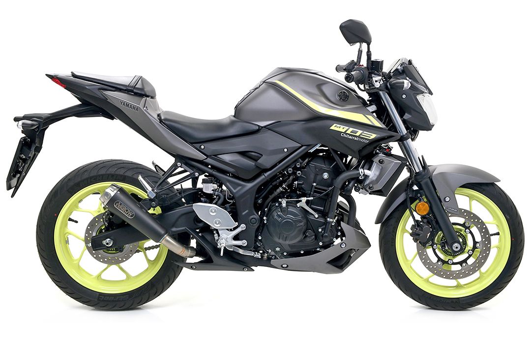 ARROW Auspuff DARK PRO Race für Yamaha MT-03 (16-)