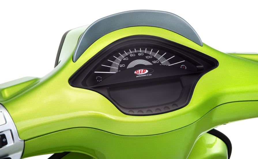 Drehzahlmesser/Tacho für Vespa Primavera/​Sprint 50-150ccm 2T/​4T AC, schwarz
