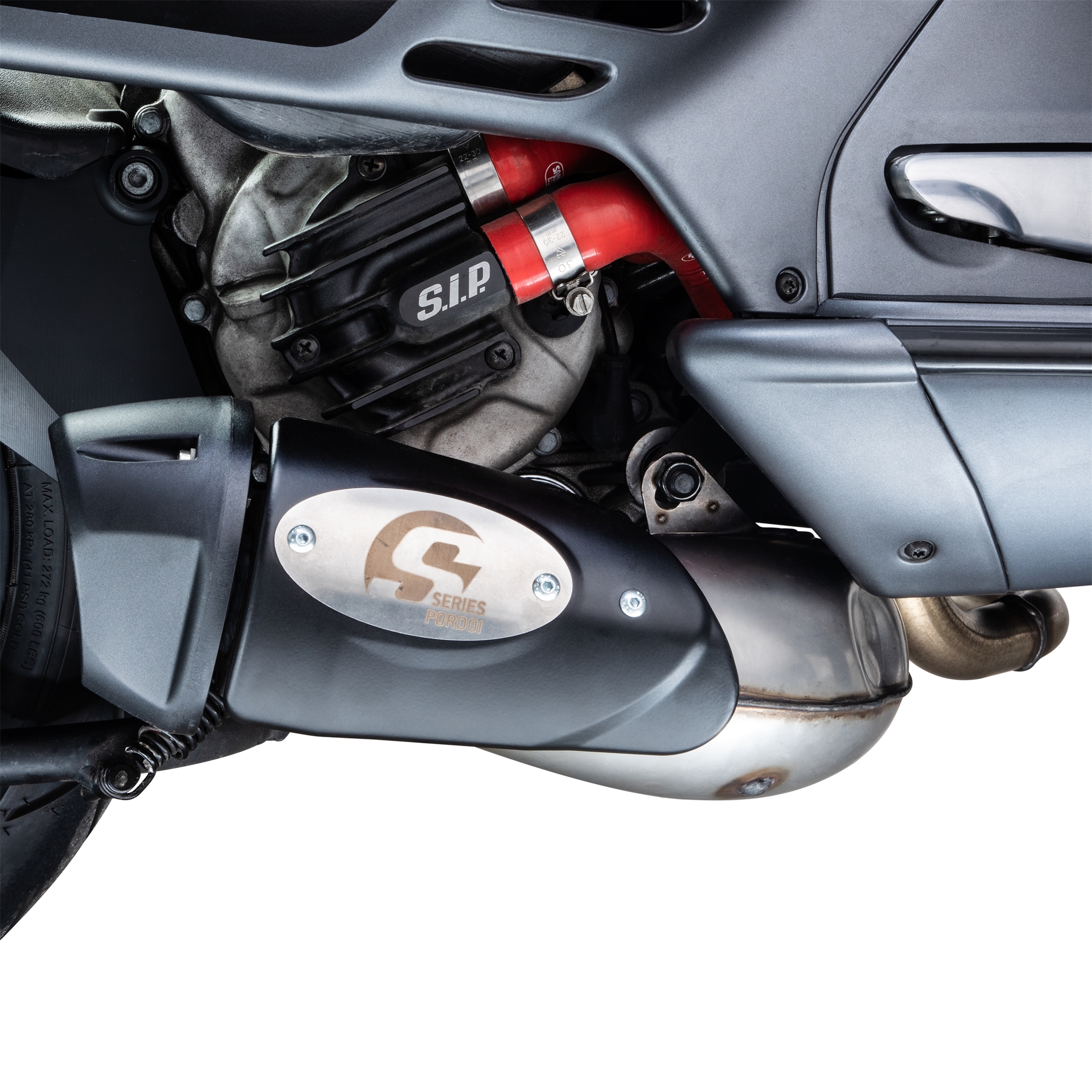 Rennauspuff für Vespa GTS/​GTS Super/​GTV/​GT 60 125-300ccm i.e., 4T, LC, Edelstahl