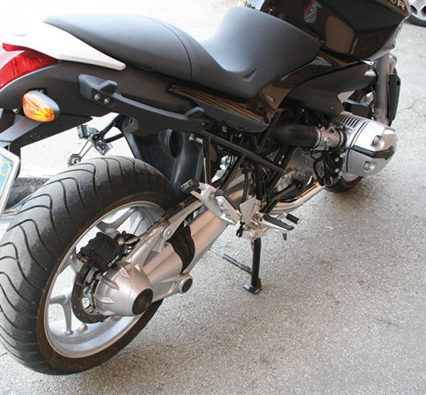 Hinterer Spritzschutz für BMW R 1200 R (06-10), Kunststoff, schwarz