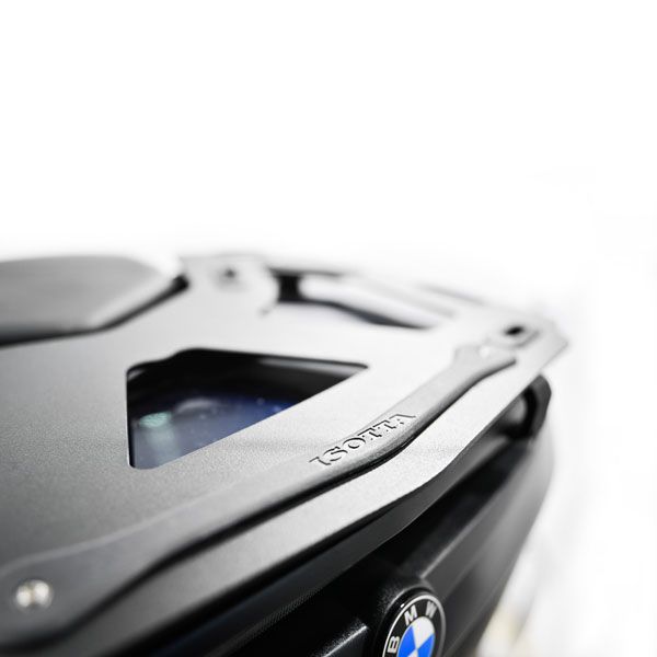 Gepäckträger für Topcase BMW K 1600 GT /R 1250 RT /R 1200 RT, Alu, schwarz