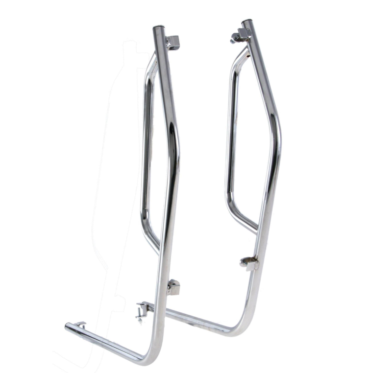 Sturzbügel Beinschild Traveller für Vespa PX 80-200ccm, chrom