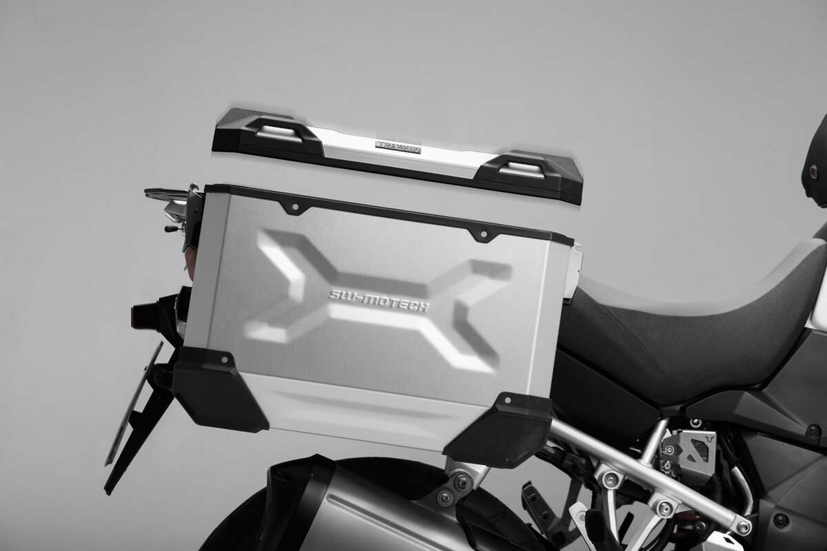 SW-Motech TRAX ADV M Alukoffer 37L silbern, links für Honda XL 750 Transalp (23-)