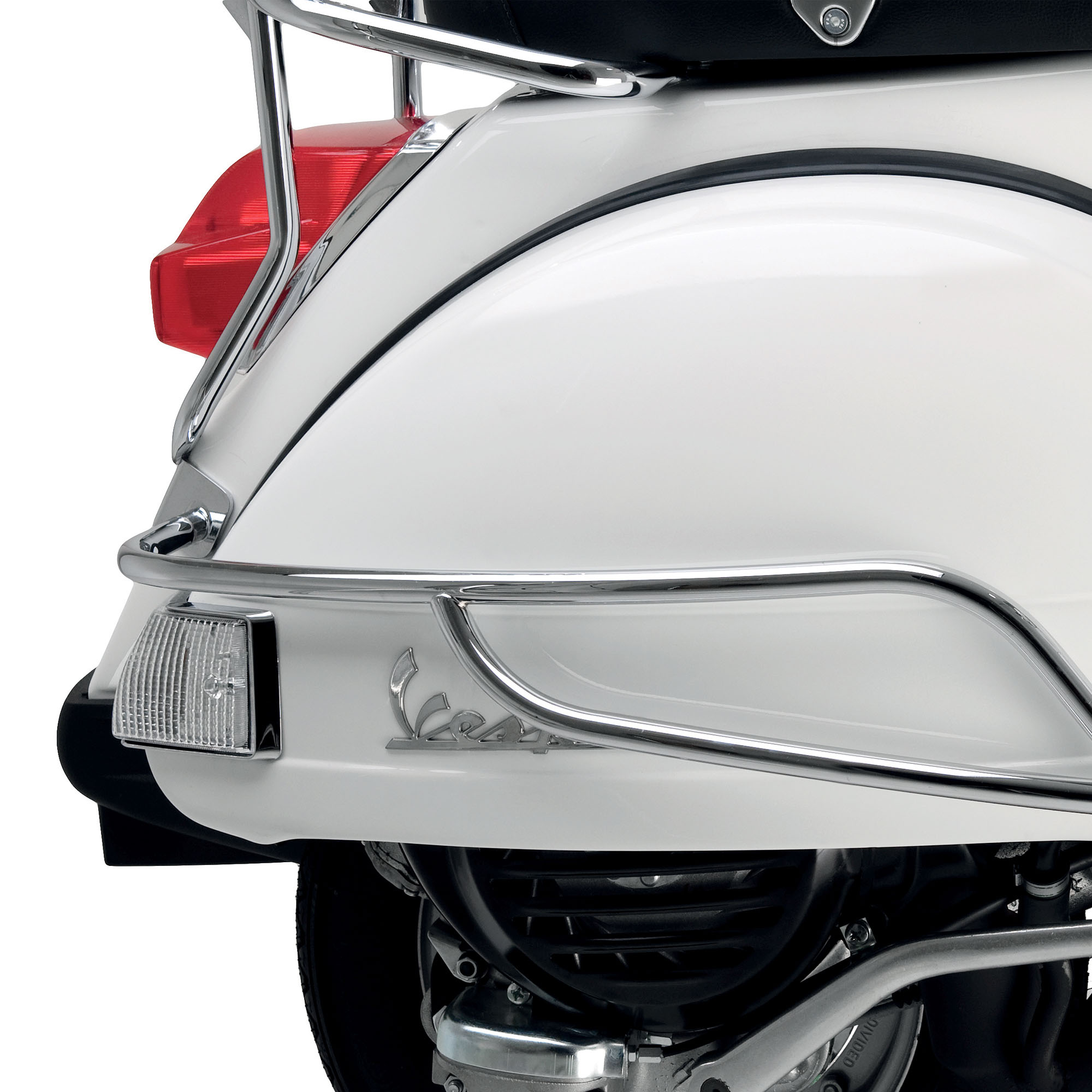 Original Sturzbügel seitlich hinten Chrom Vespa PX