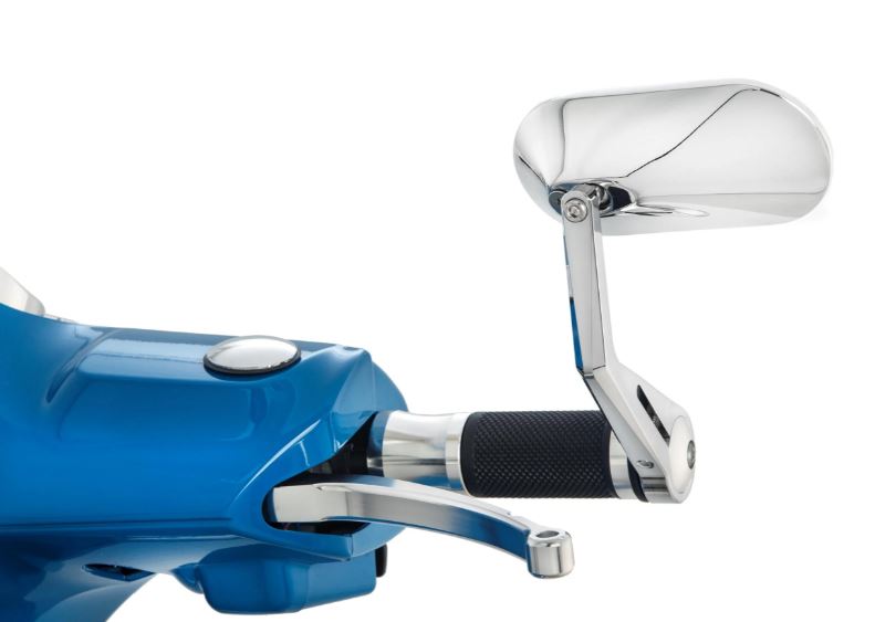 Abdeckung Spiegelloch links & rechts für Vespa, chrom