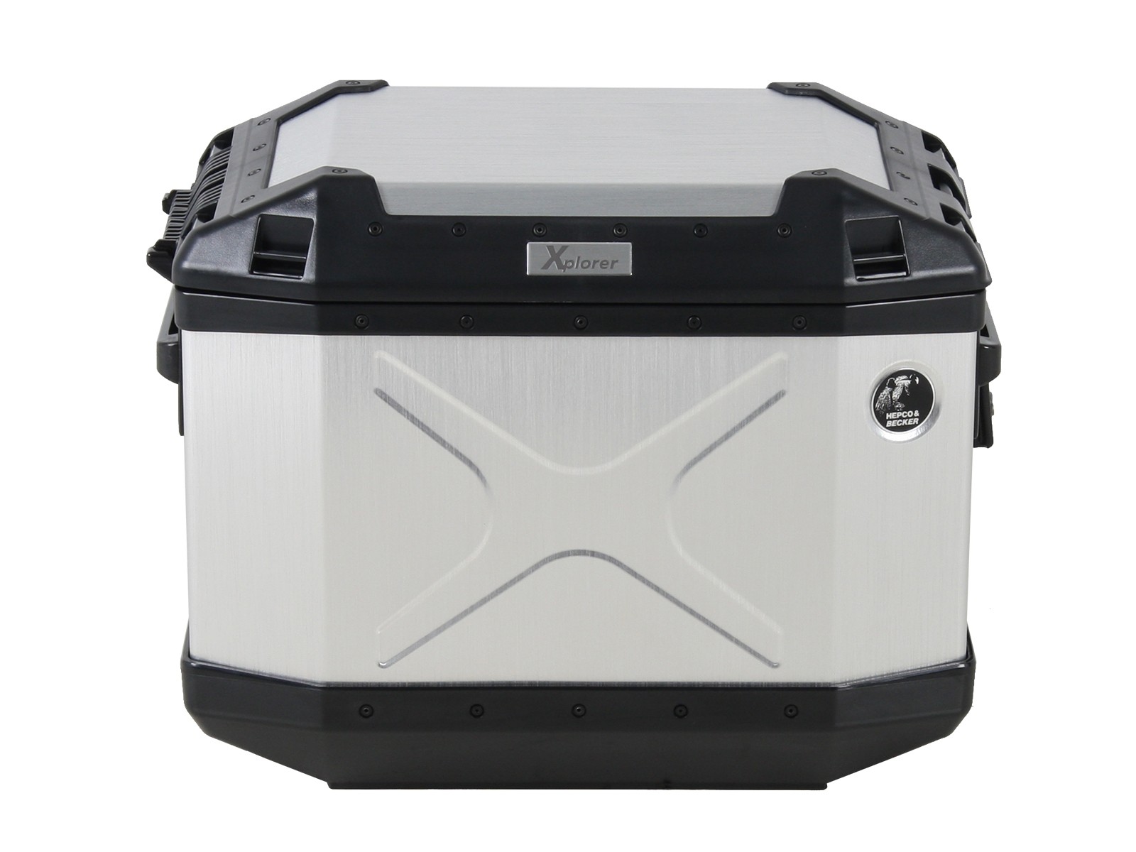 Seitenkoffer Alu Xplorer 40 silber Hepco & Becker