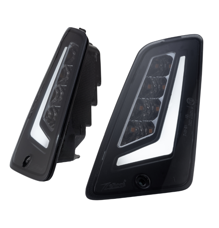Blinker Kit ZELIONI vorne & hinten für Vespa GTS/​GTS Super/​GTV 125-300ccm, getönt