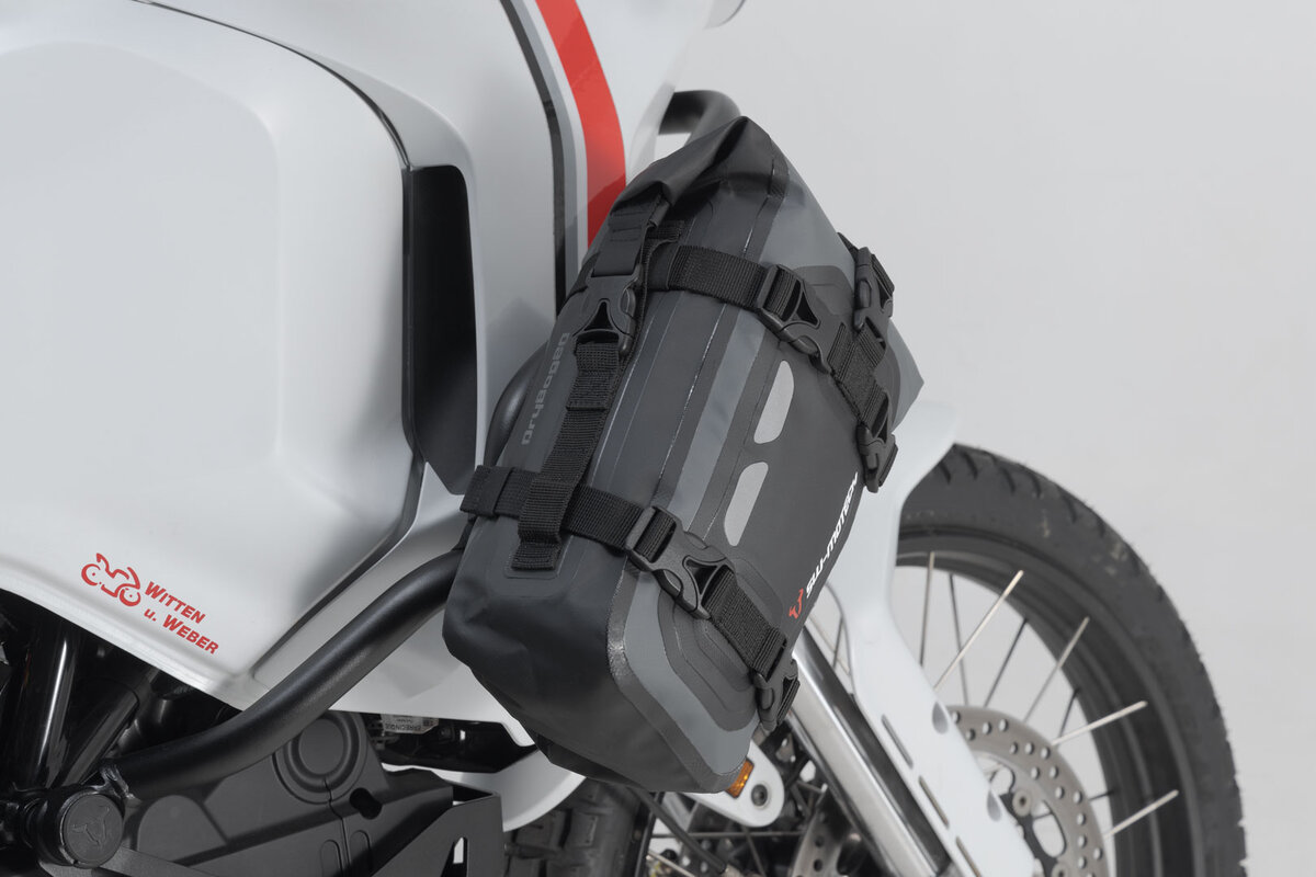 SW-Motech Drybag 80 Hecktasche für Ducati Multistrada 1200 /S /Enduro, schwarz / grau