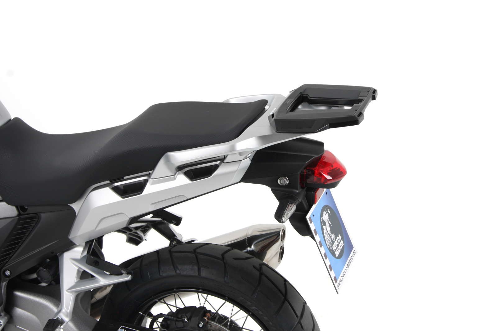 Alurack Topcase-Träger schwarz für Honda VFR 1200 X Crosstourer (12-20) Hepco & Becker