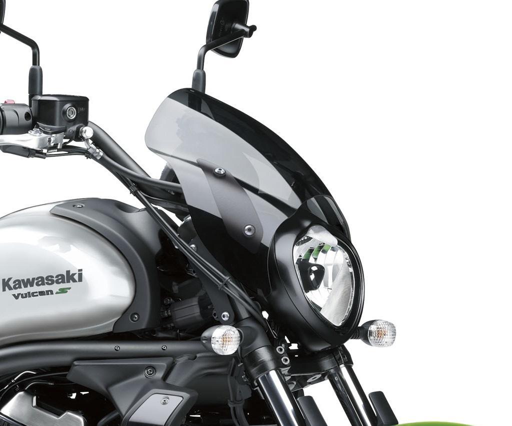 Halterung für Windschild CAFE STYLE fix montiert für Vulcan S (Bj.15-19) Original Kawasaki
