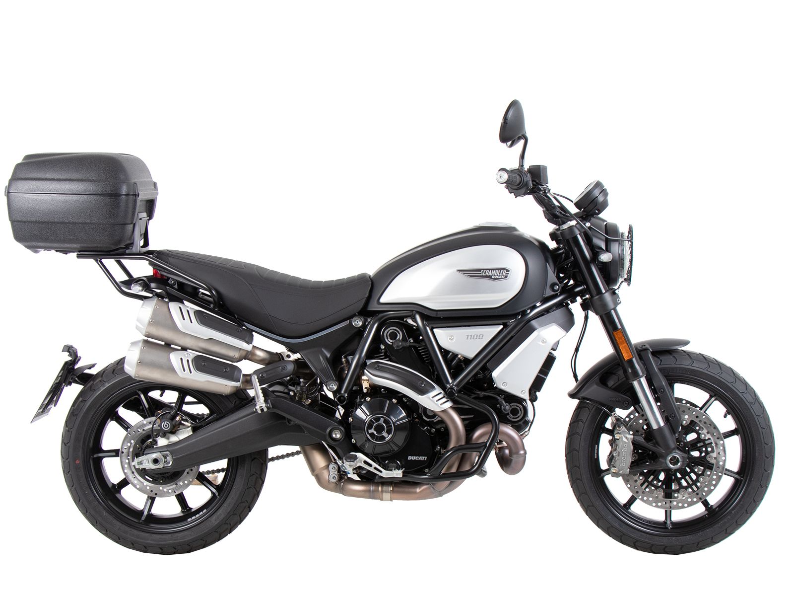 Alurack Topcaseträger schwarz für Ducati Scrambler 1100 Dark Pro /Pro /Sport Pro (21-24)