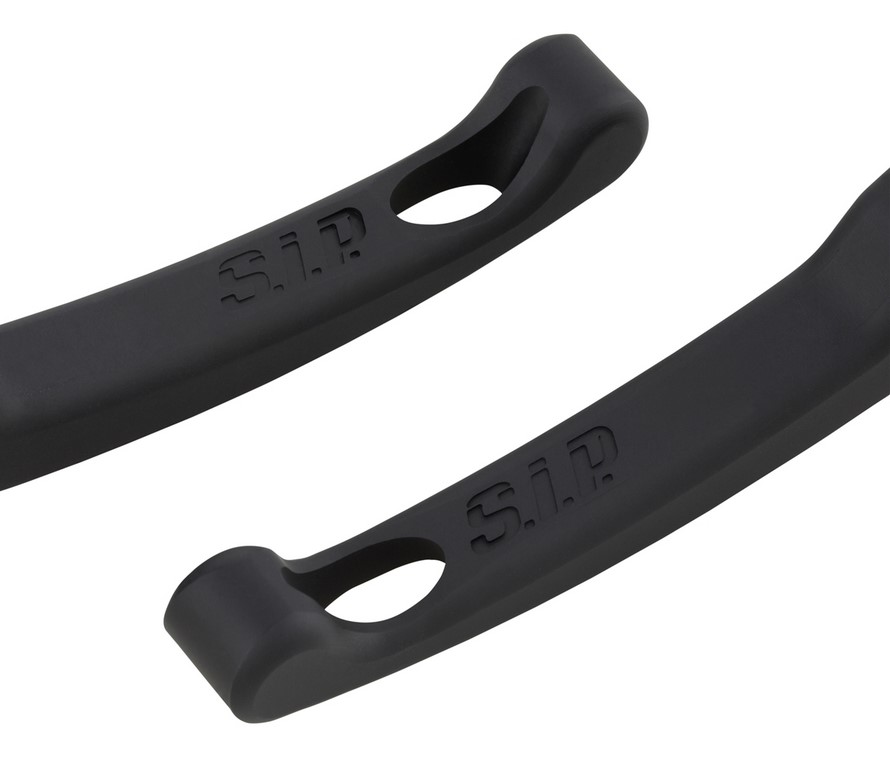 Sporthebel Set Bremse Shorty für Vespa, rechts und links, schwarz matt