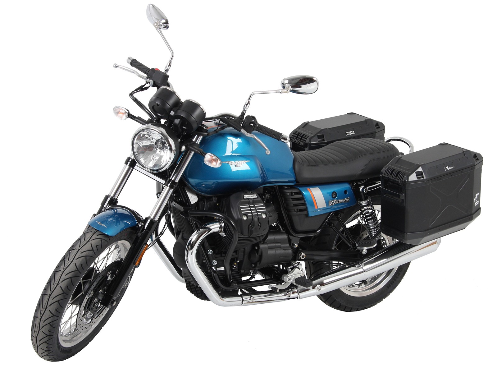 Seitenkofferträger festverschraubt chrome für V 7 III stone/ special/ Anniversario/ Racer (Bj.17-)