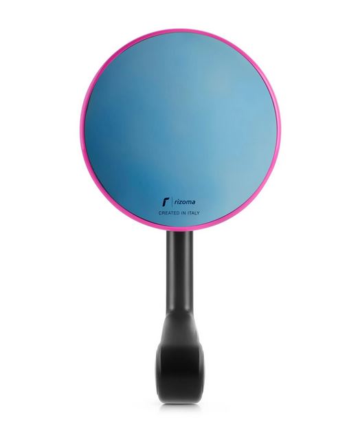 Lenkerendenspiegel RIZOMA E-POP links oder rechts für Vespa, schwarz/pink