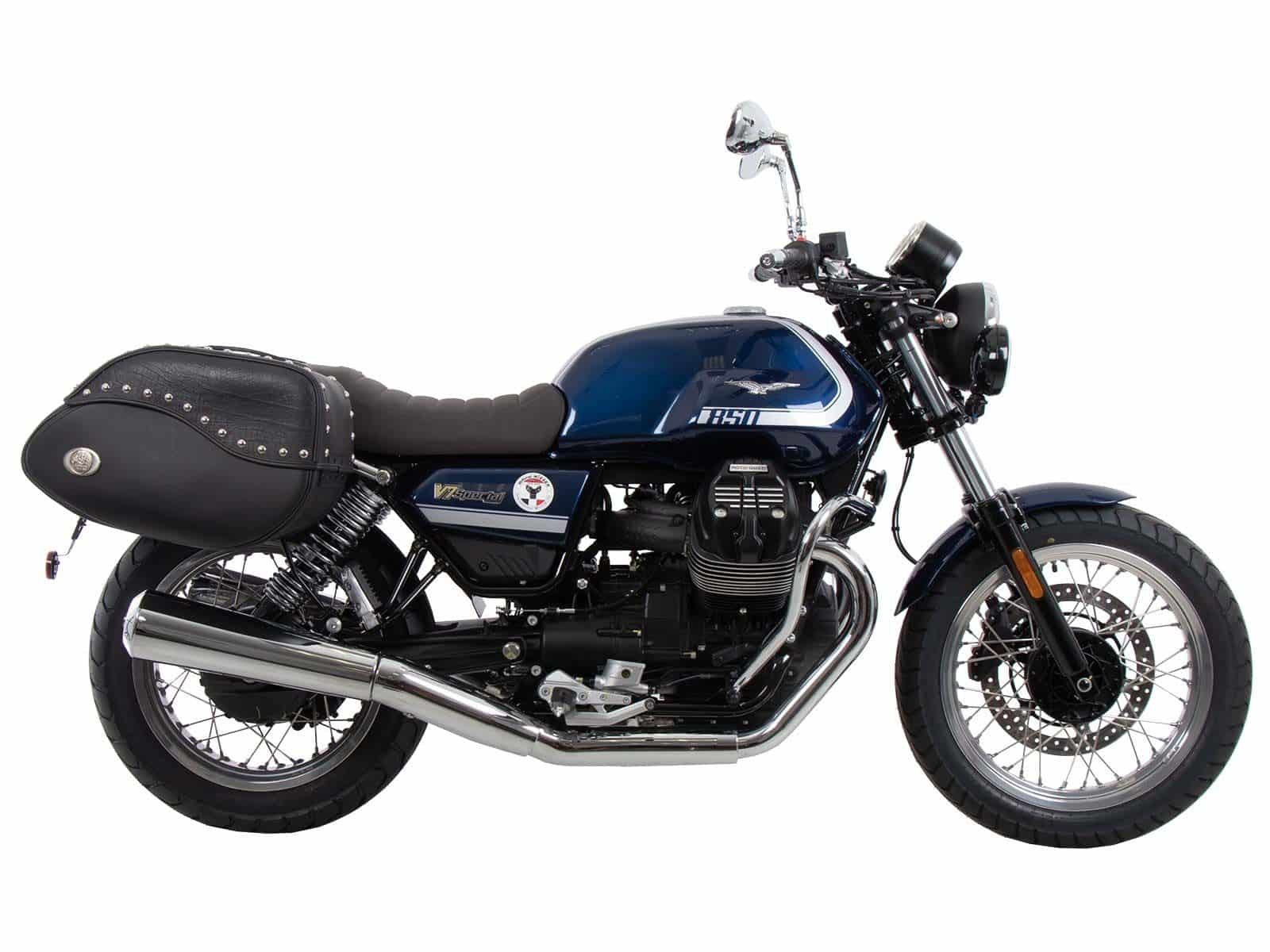 C-Bow Seitenträger chrom für Moto Guzzi V7 850 Special/Stone/Centenario (21-24) Hepco & Becker