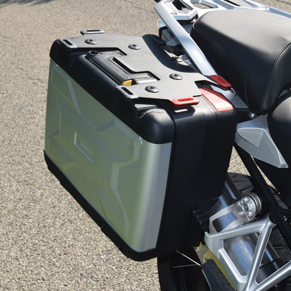 Zusätzlicher Gepäckträger rechts für BMW F 850 GS, R 1200 GS LC /Rally, R 1250 GS, Alu, schwarz