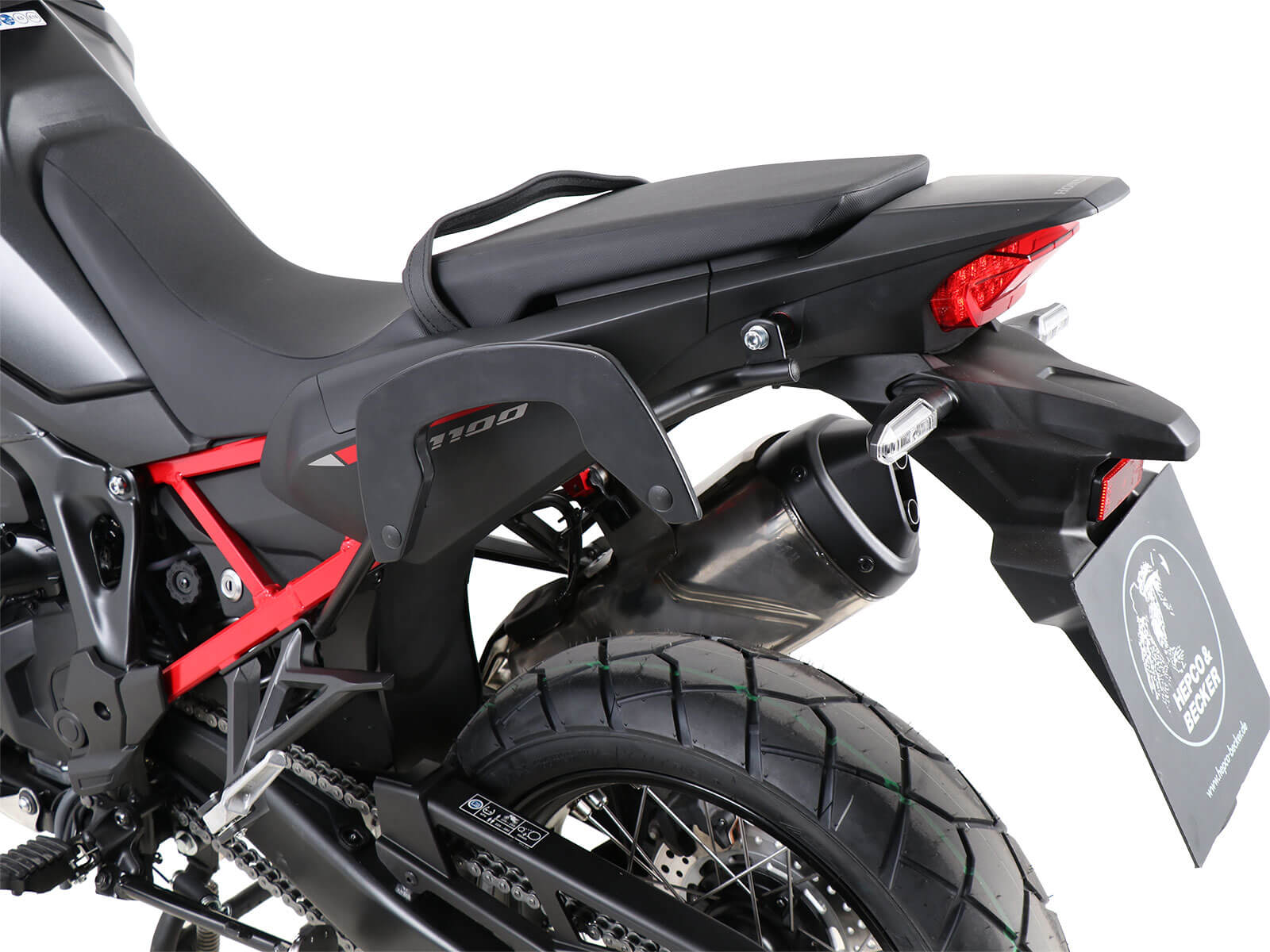 C-Bow Seitenträger schwarz für Honda CRF 1100 Africa Twin (20-23) Hepco & Becker