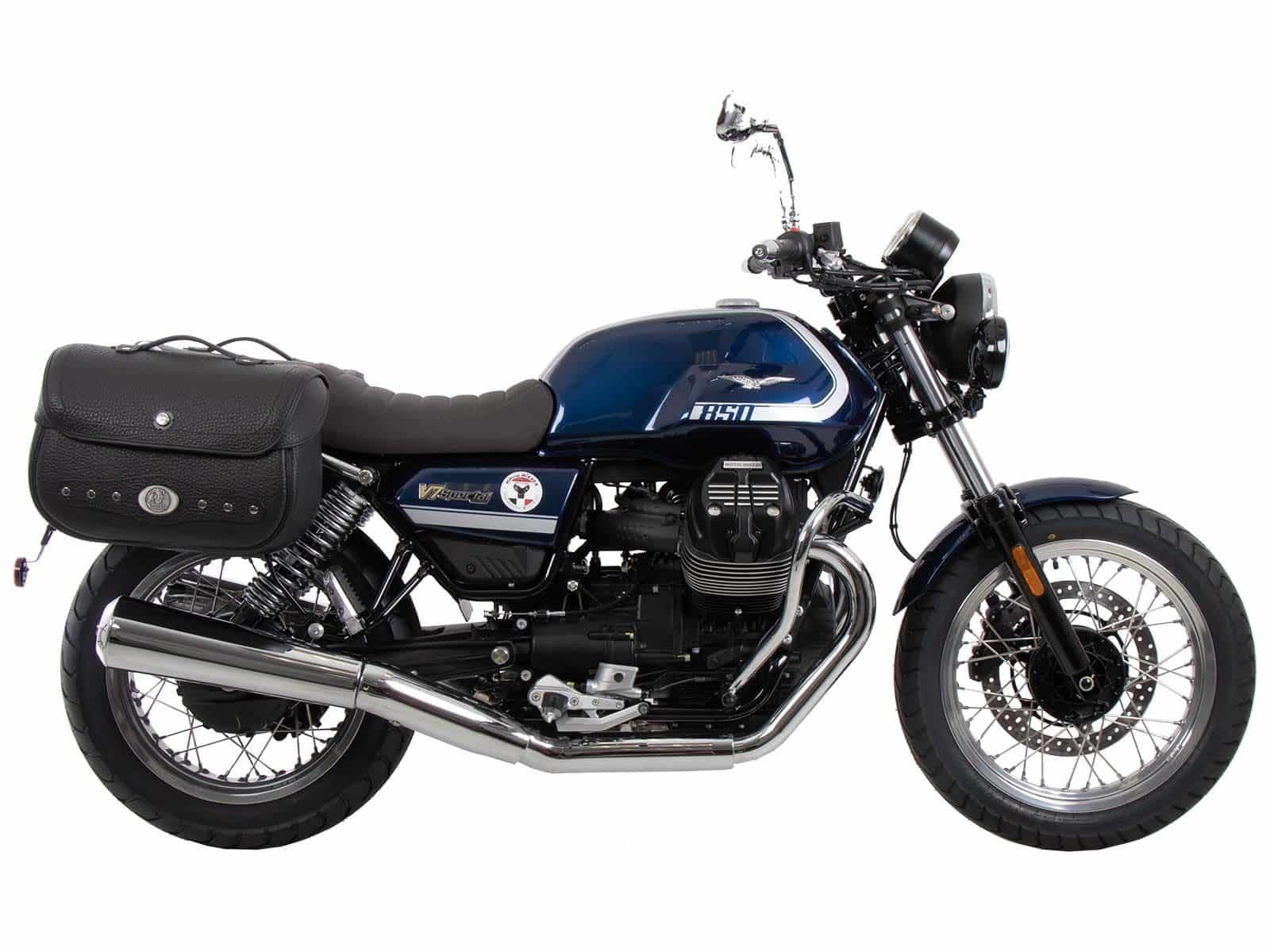 C-Bow Seitenträger chrom für Moto Guzzi V7 850 Special/Stone/Centenario (21-24) Hepco & Becker
