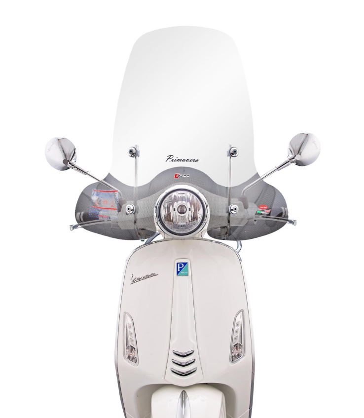 Windschild FACO hoch für Vespa Primavera /Elettrica 50-125ccm 2T/​4T ('14-), klar