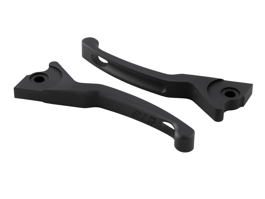 Sporthebel Set Bremse Shorty für Vespa, rechts und links, schwarz matt