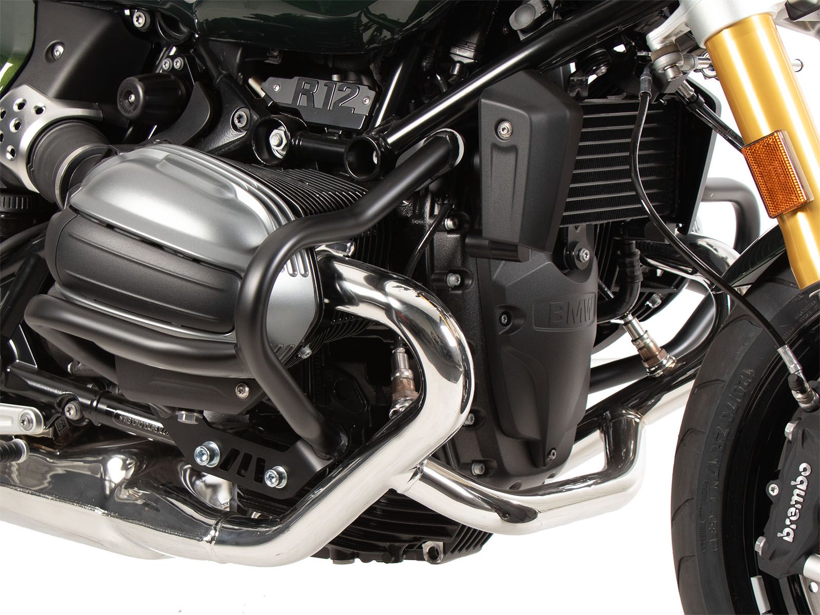 Motorschutzbügel schwarz für BMW R 12 G/S (25-) Hepco & Becker
