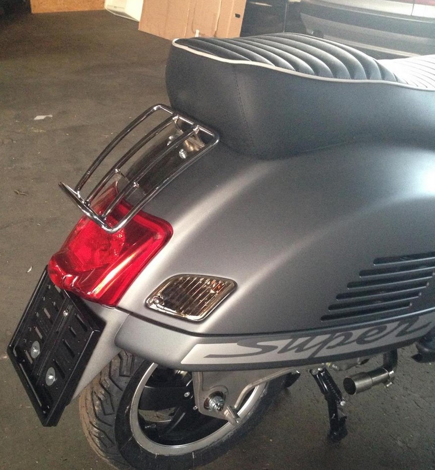 Gepäckträger hinten 70's für Vespa GTS/​GTV/GT 125-300ccm 4T LC, chrom