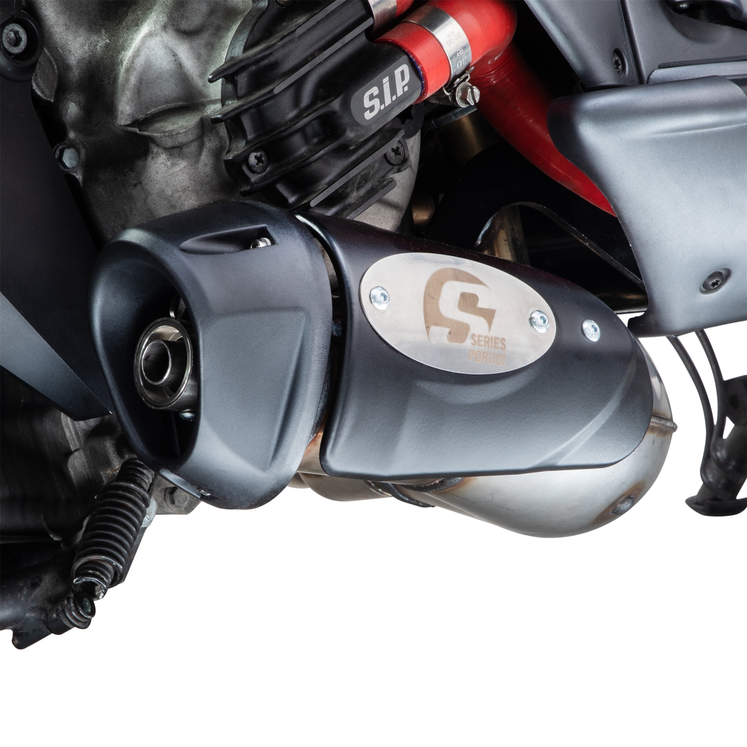 Rennauspuff für Vespa GTS/​GTS Super/​GTV/​GT 60 125-300ccm i.e., 4T, LC, Edelstahl